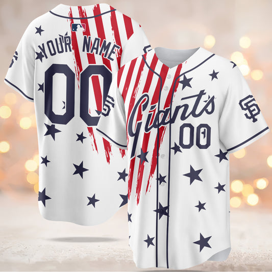 San Francisco Giants MLB 4th of July Baseball Jersey