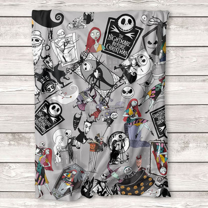 The Nightmare Before Christmas Blanket - 408VTTLTB023