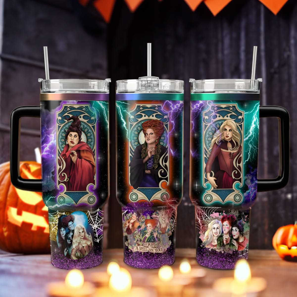 Hocus Pocus Sanderson Sisters 40oz Tumbler - 409VTTLTB008