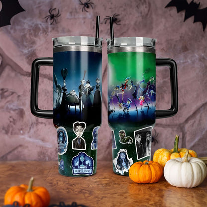 Custom Corpse Bride 40oz Tumbler - 409VTTLTB055