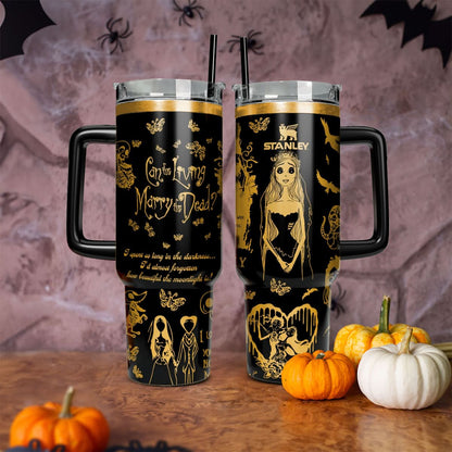 Custom Corpse Bride 40oz Tumbler - 409VTTLTB057