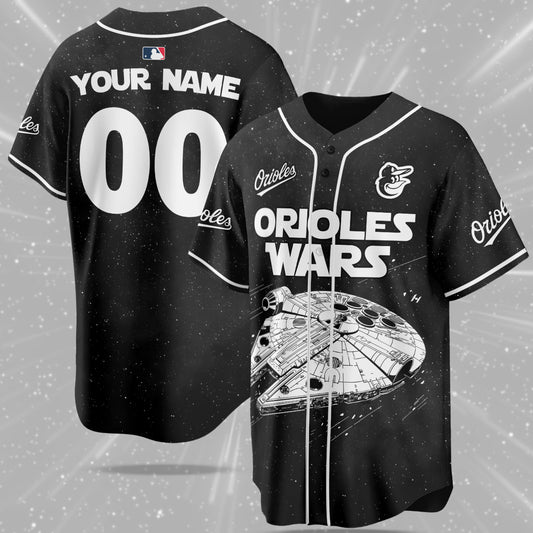 Custom Name Baltimore Orioles MLB x Star Wars Edition Jersey