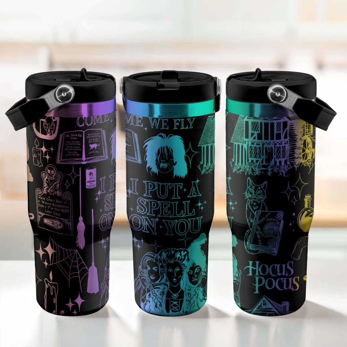 Cute Hocus Pocus Sisters IceFlow 40oz Tumbler - 409VTTLTB017