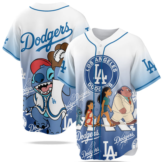Los Angeles Dodgers MLB x Lilo & Stitch Jersey Limited