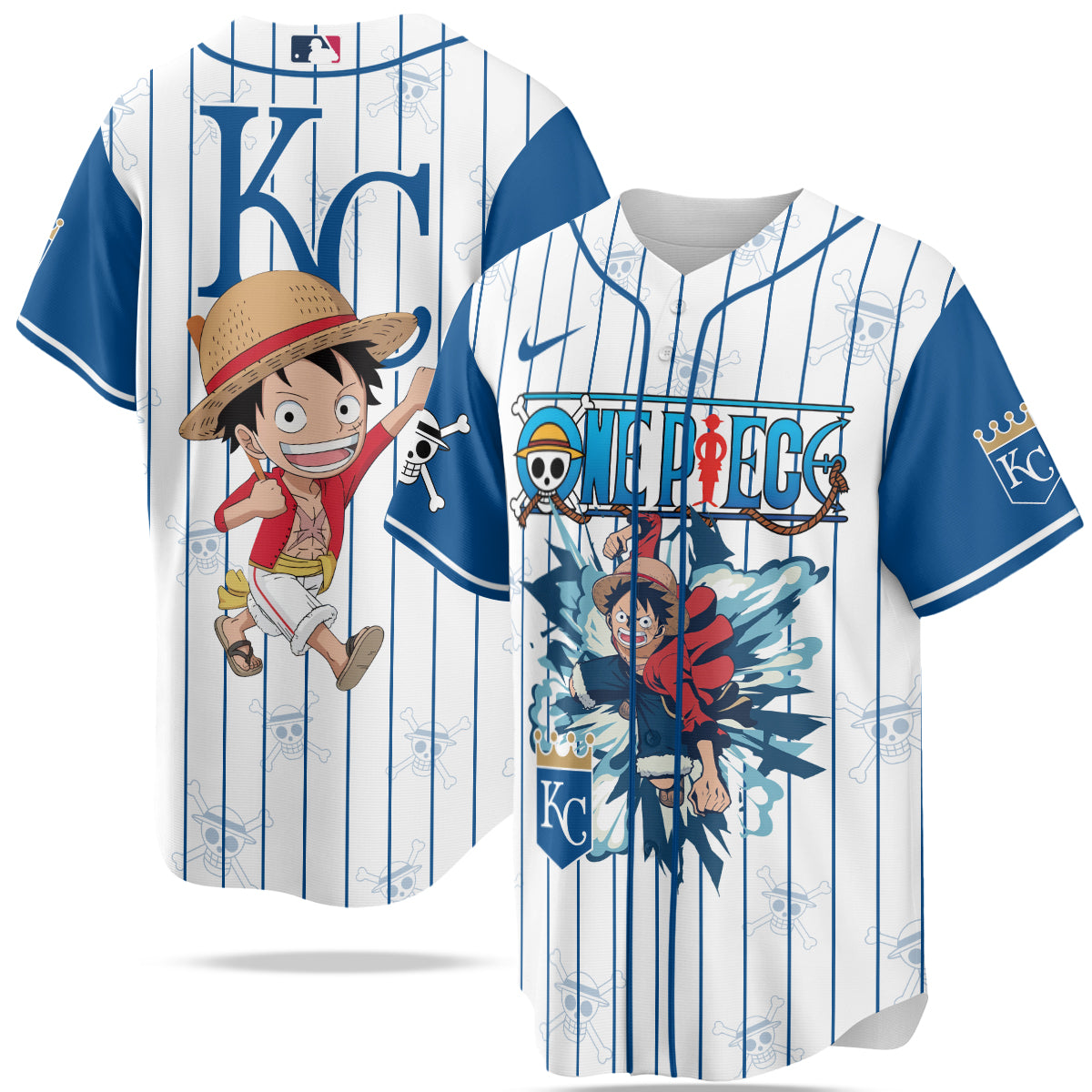 MLB Kansas City Royals  X One Piece Baseball Jersey