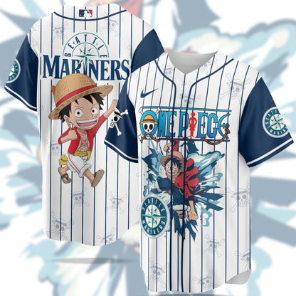 MLB Seattle Mariners  X One Piece Baseball Jersey