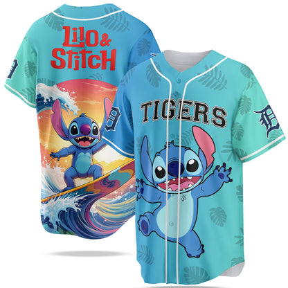 Detroit Tigers MLB x Lilo & Stitch Jersey Limited