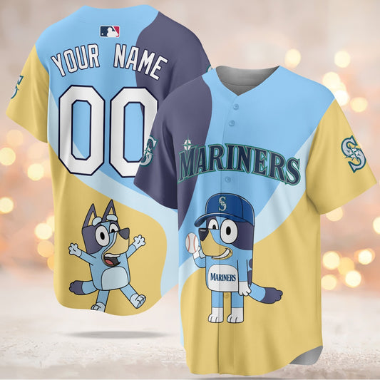 Seattle Mariners 2025 Bluey Night Limited Jersey