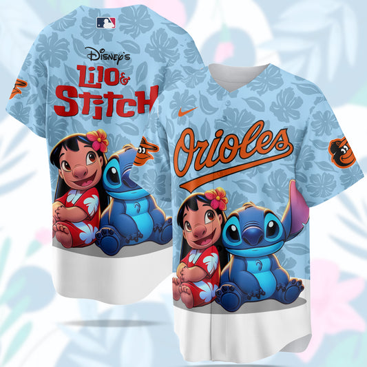 Baltimore Orioles MLB x Lilo & Stitch Jersey Limited