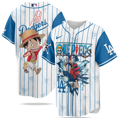 MLB Los Angeles Dodgers X One Piece Baseball Jersey