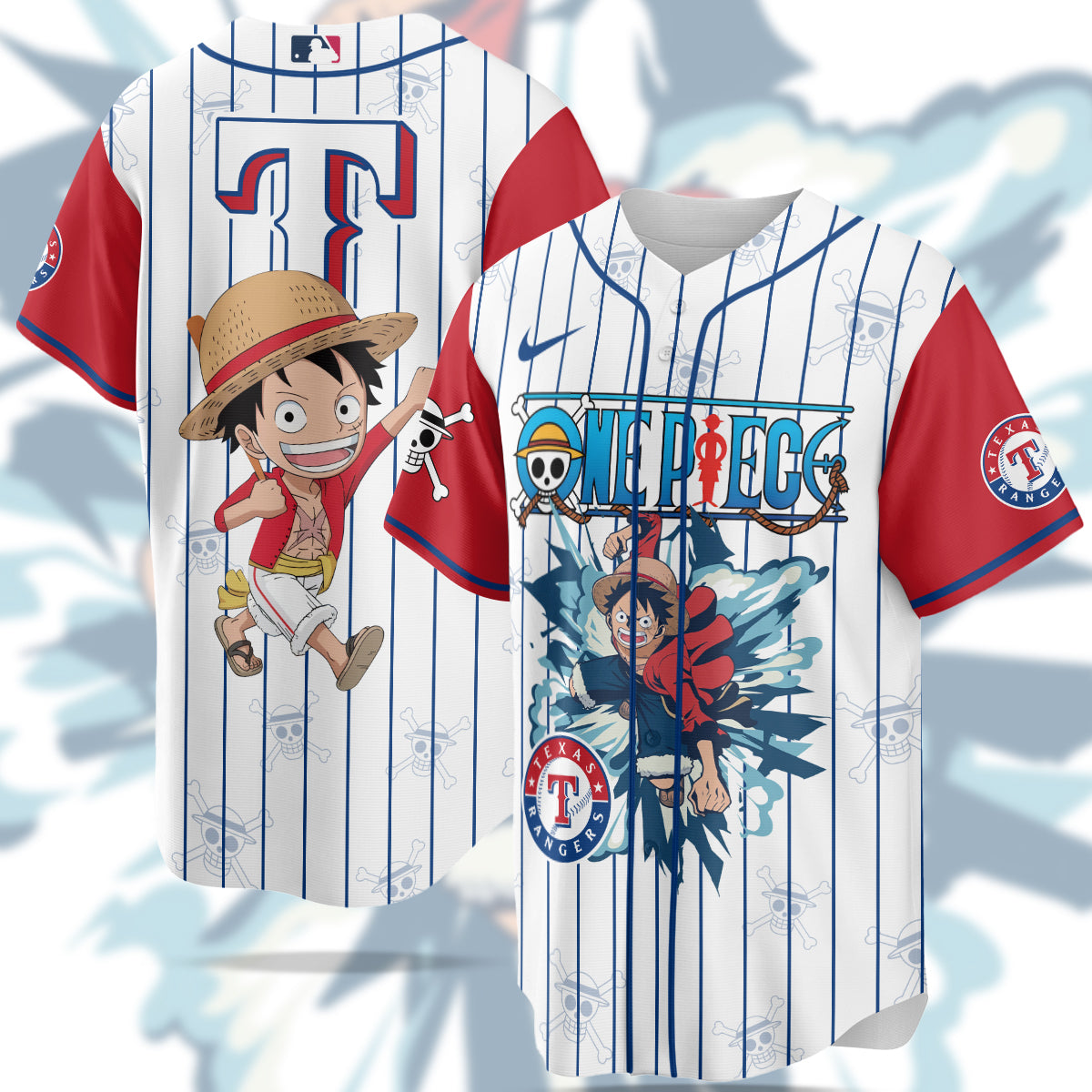 MLB Texas Rangers  X One Piece Baseball Jersey