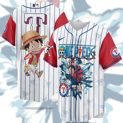MLB Texas Rangers  X One Piece Baseball Jersey