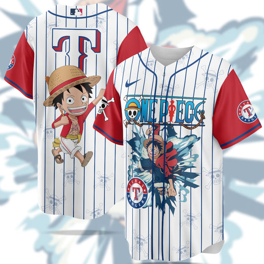 MLB Texas Rangers  X One Piece Baseball Jersey
