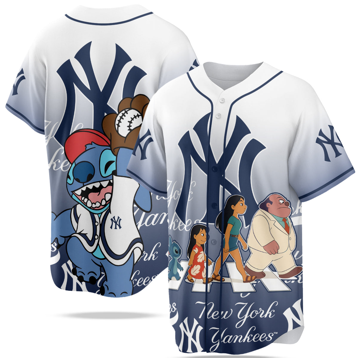 New York Yankees MLB x Lilo & Stitch Jersey Limited