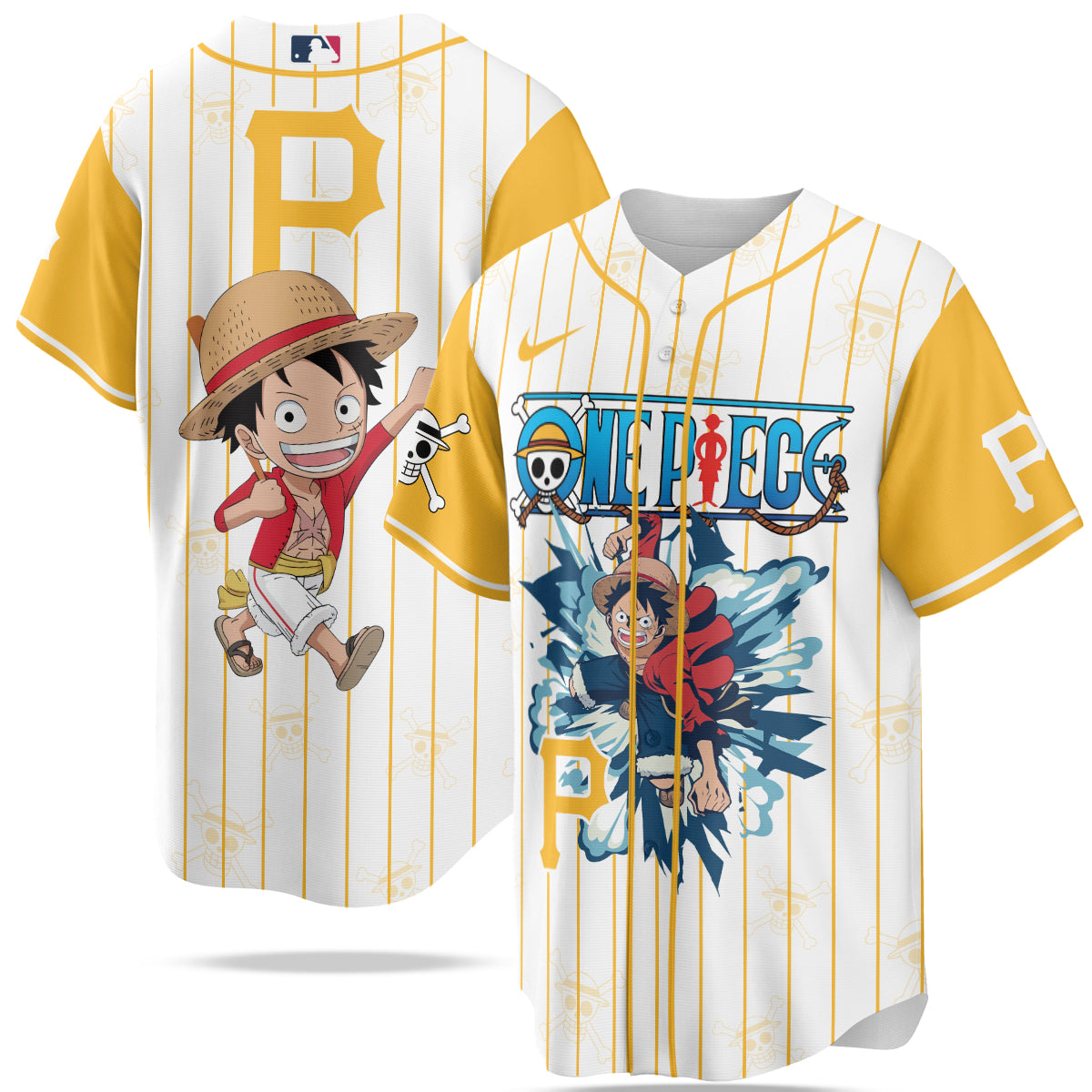 MLB Pittsburgh Pirates  X One Piece Baseball Jersey