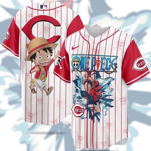 MLB Cincinnati Reds  X One Piece Baseball Jersey