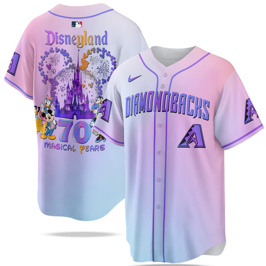 Arizona Diamondbacks MLB x Disneyland 70th Anniversary Baseball Jersey