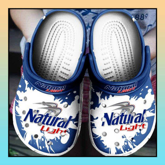 Natural Light Beer Clog Shoes  - 503HL- CR133