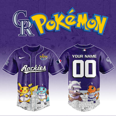 Colorado Rockies x Pokémon GO Jersey