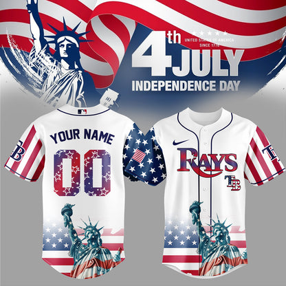 Tampa Bay Rays Special Nationals Independence Day Jersey 2025