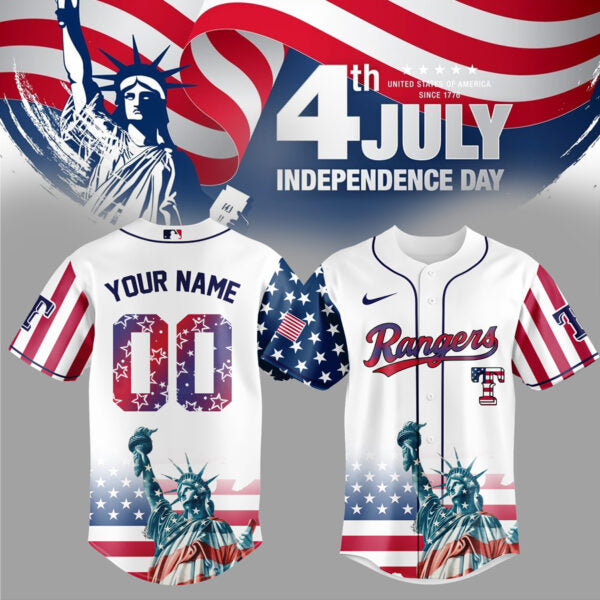 Texas Rangers Special Nationals Independence Day Jersey 2025