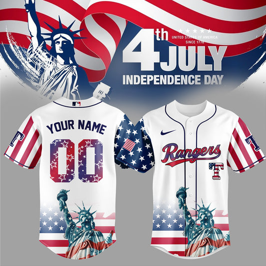 Texas Rangers Special Nationals Independence Day Jersey 2025