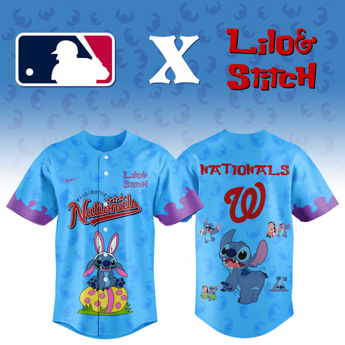 Washington Nationals x Lilo and Stitch 2025 Limited Jersey