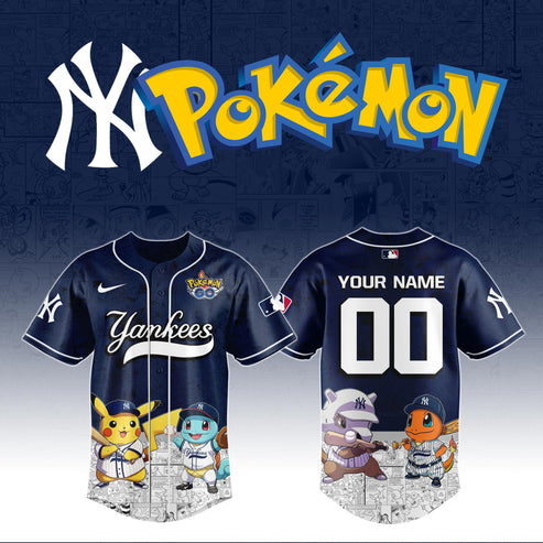New York Yankees x Pokémon Go Baseball Jersey Editions Limited
