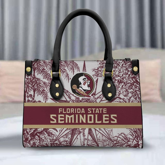 Customized Florida State Seminoles NCAA Leather Hand Bag - 503HL- HB015