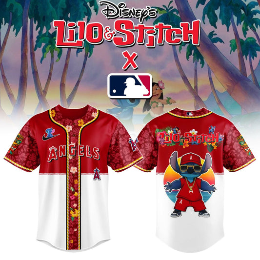 Los Angeles Angels MLB x Lilo & Stitch Jersey Limited