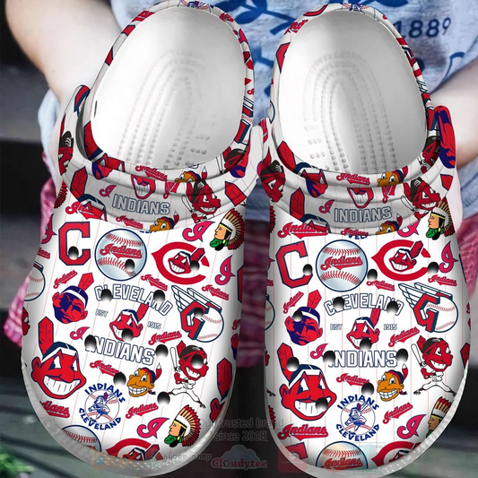 Cleveland Guardians MLB Sport Clogs Shoes   - 503HL- CR091