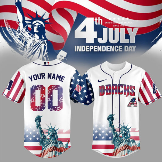 Arizona Diamondbacks Special Nationals Independence Day Jersey 2025