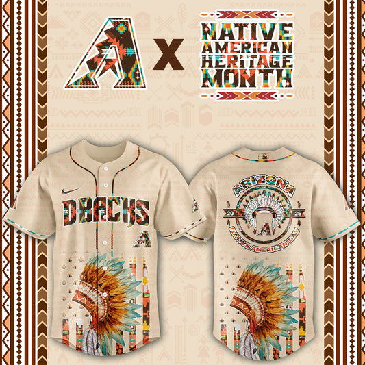 Arizona Diamondbacks Native American Heritage Month Baseball Jersey - Saint Savoir