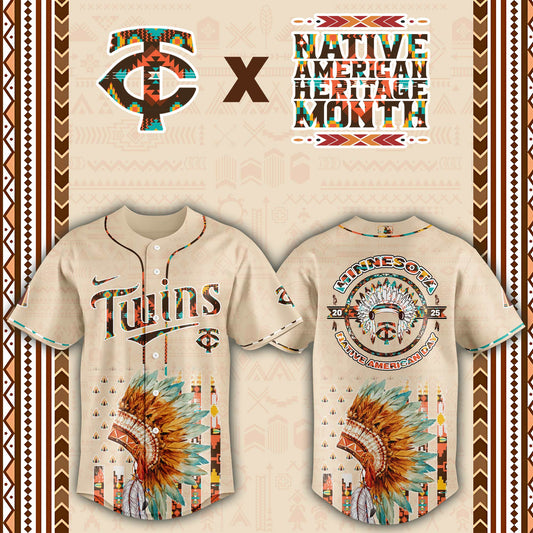 Minnesota Twins Native American Heritage Month Baseball Jersey - Saint Savoir