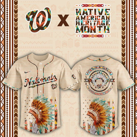 Washington Nationals Native American Heritage Month Baseball Jersey - Saint Savoir