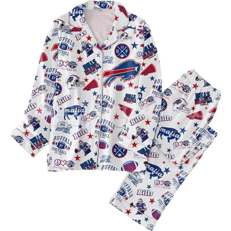 Best Gift For Bills Football Fan - Pajama Set 501MC-PJ007