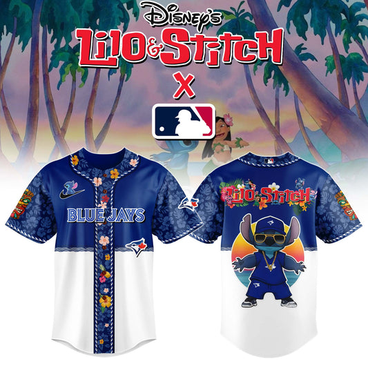 Toronto Blue Jays MLB x Lilo & Stitch Jersey Limited