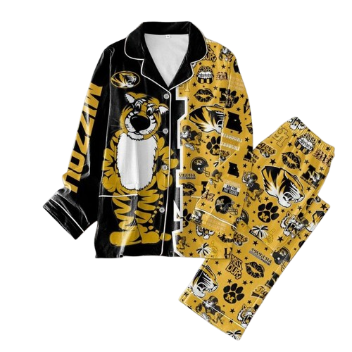 Columbia Missouri Saturdays Are For The Tigers Pijamas Set - 503HL- PJ059