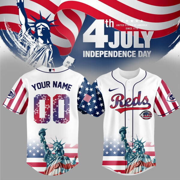 Cincinnati Reds Special Nationals Independence Day Jersey 2025