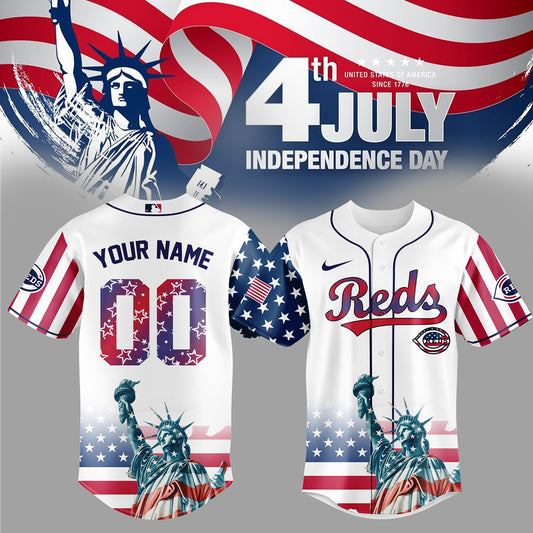 Cincinnati Reds Special Nationals Independence Day Jersey 2025