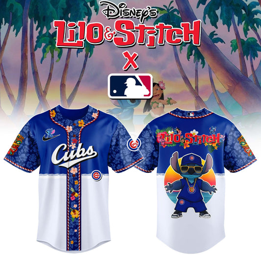 Chicago Cubs MLB x Lilo & Stitch Jersey Limited