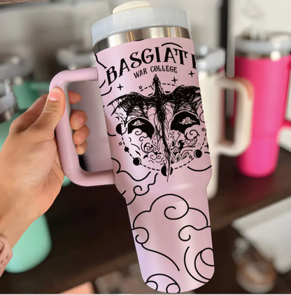 Basgiath War College 40oz Tumbler- Fourth Wing Dragon Tumbler- DTT15