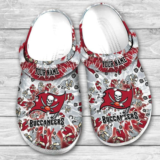 Best Gift for Tampa Bay Buccaneers & Grateful Dead Fan - Custom Clog 502MC-CR010