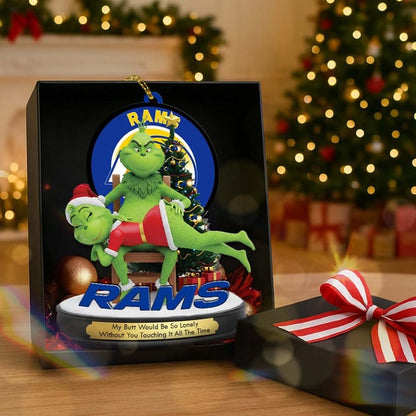 Los Angeles Rams x Grinch Christmas Acrylic Ornament