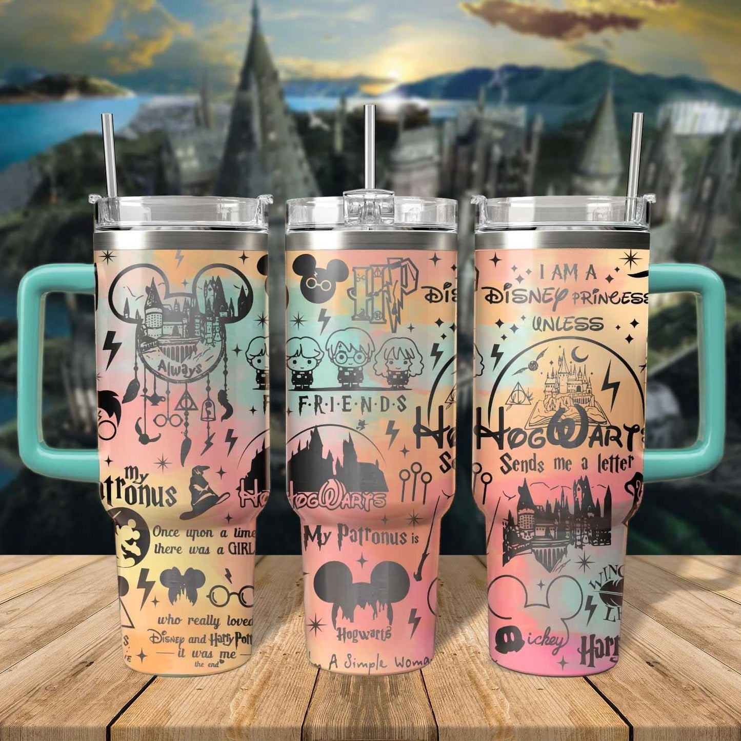 Harry Potter Disney Inspired Engraved Tumbler- 407TTTLTB005