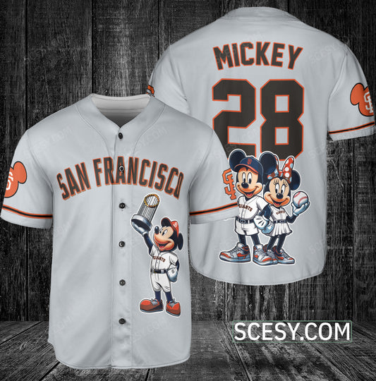 San Francisco Giants MM Baseball Jersey Gray