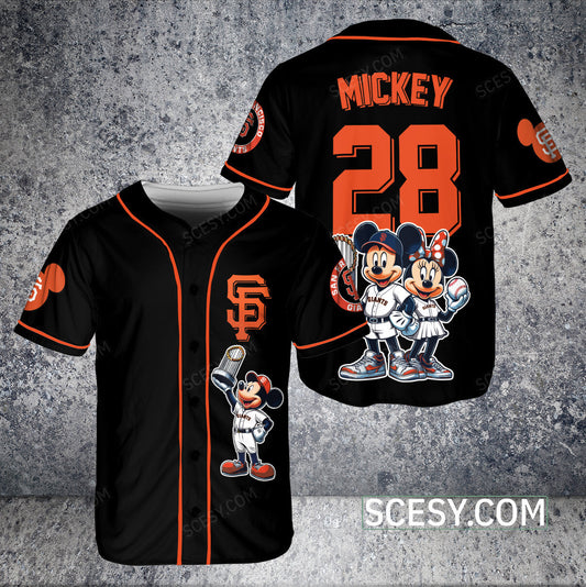 San Francisco Giants MM Baseball Jersey Black
