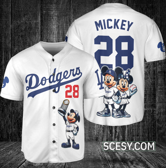 Los Angeles Dodgers MM Baseball Jersey White