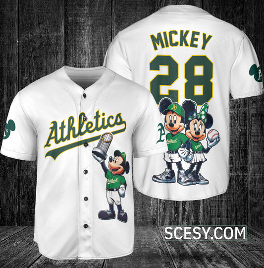 Oakland Athletics MM Baseball Jersey White