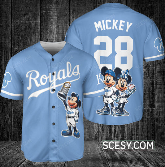 Kansas City Royals MM Baseball Jersey Blue